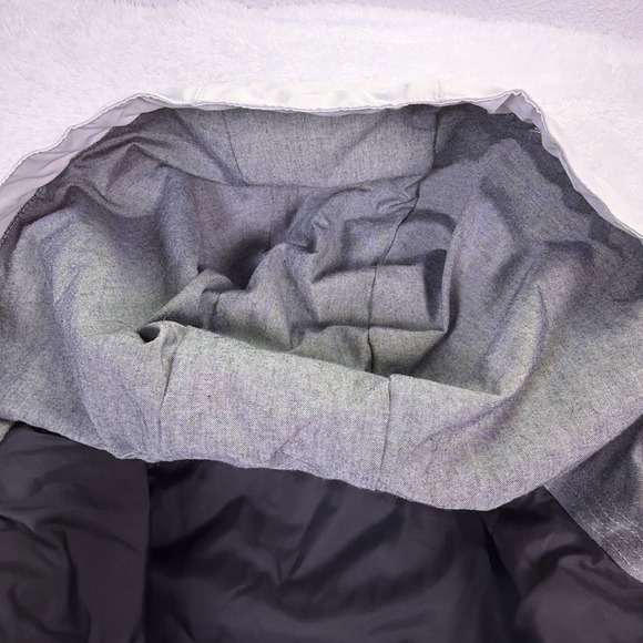 Helly Hansen Women's Large Full-Zip Long Rain Jacket Hooded White Zip Pockets - Picture 5 of 10